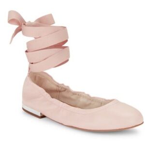 NEVER WORN - light pink ballet flats